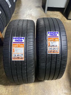 2 Michelin Used tires 215/45/17