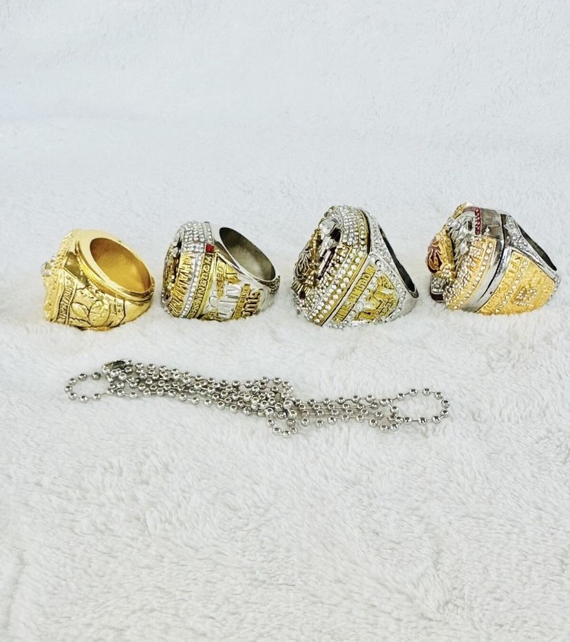 Kansas City Chiefs Championship Replica Rings Set / Sizes 11