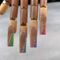 Diamonds For Long Nails