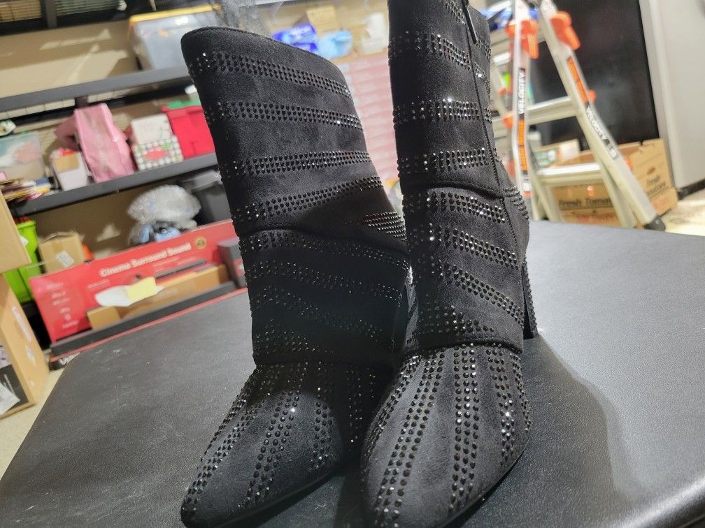 Black Sparkly Heels