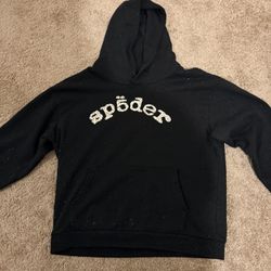 VVS black spider hoodie
