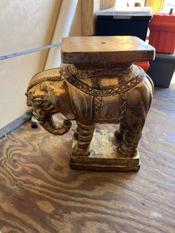 Vintage Elephant Garden stool/planter