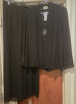 Women's black dress suit