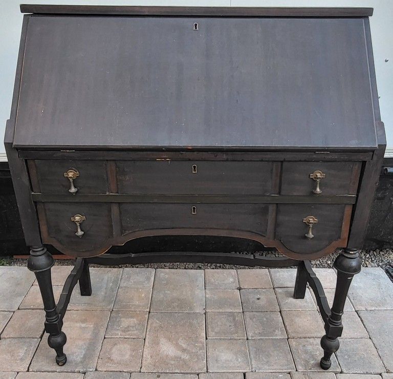 Antique Gothic Desk.
