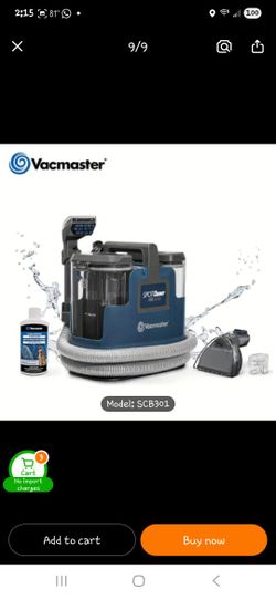 VACMASTER SPOT CLEANER SCB301 400 SERIES 