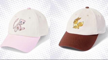 Pokemon Pokémon MEW & EEVEE x Target Trainer Cap Hat Bundle Set