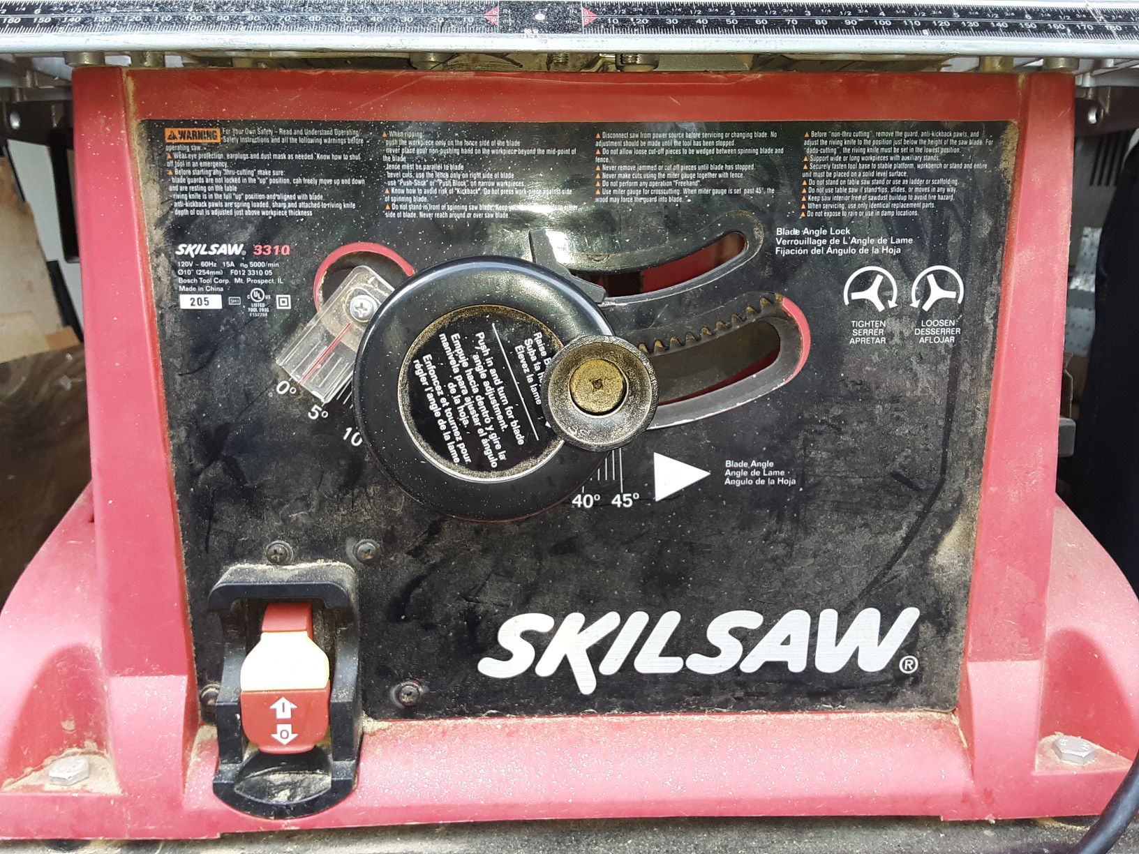 Skil table saw fixed stand 3310-02