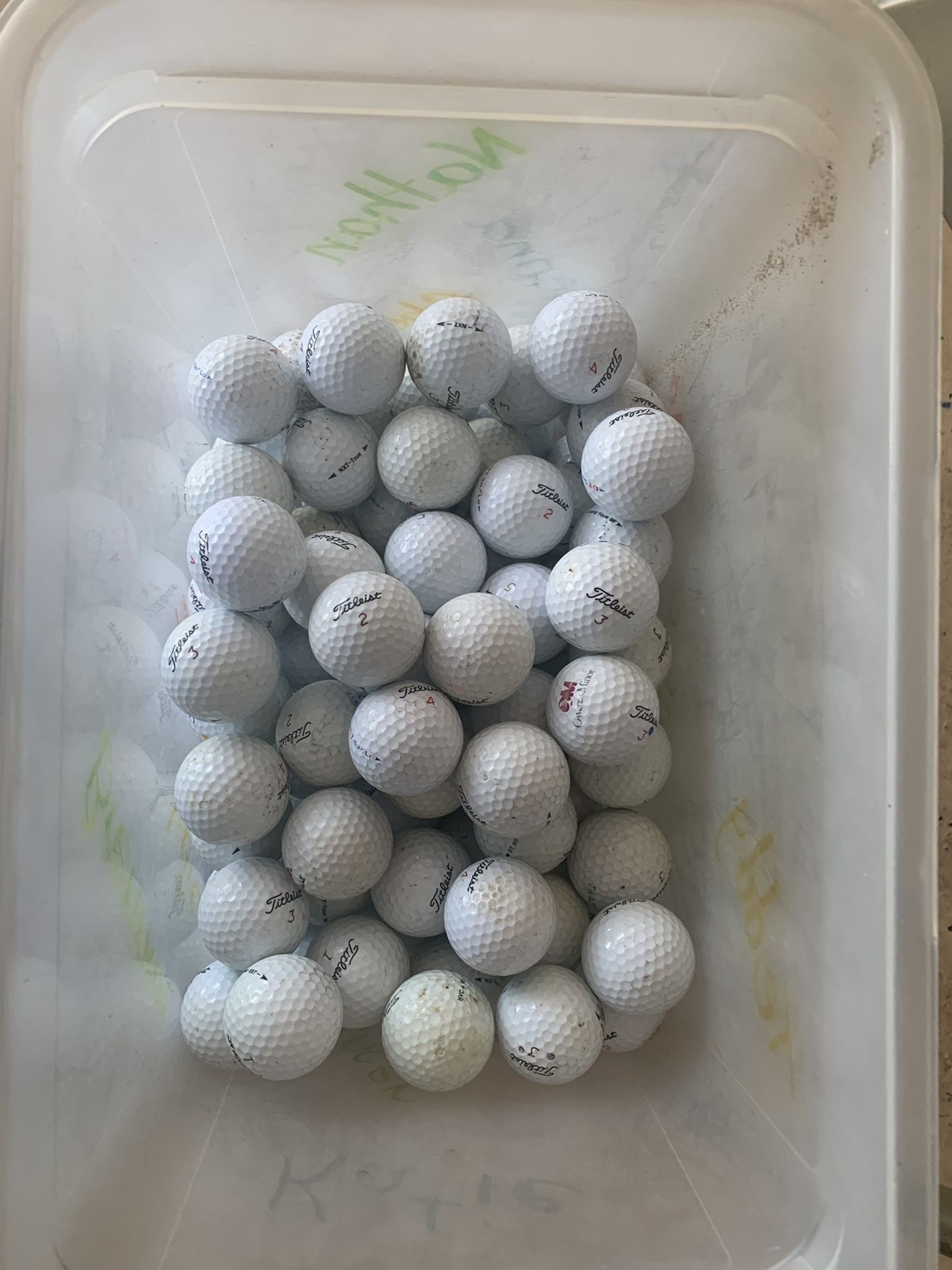 100+ Titleist Golf Balls 