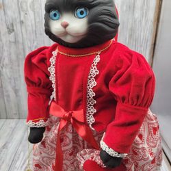Goebel Betty Jane Carter Doll 1995 Valentina Smoochy Musical Cat Holiday #376