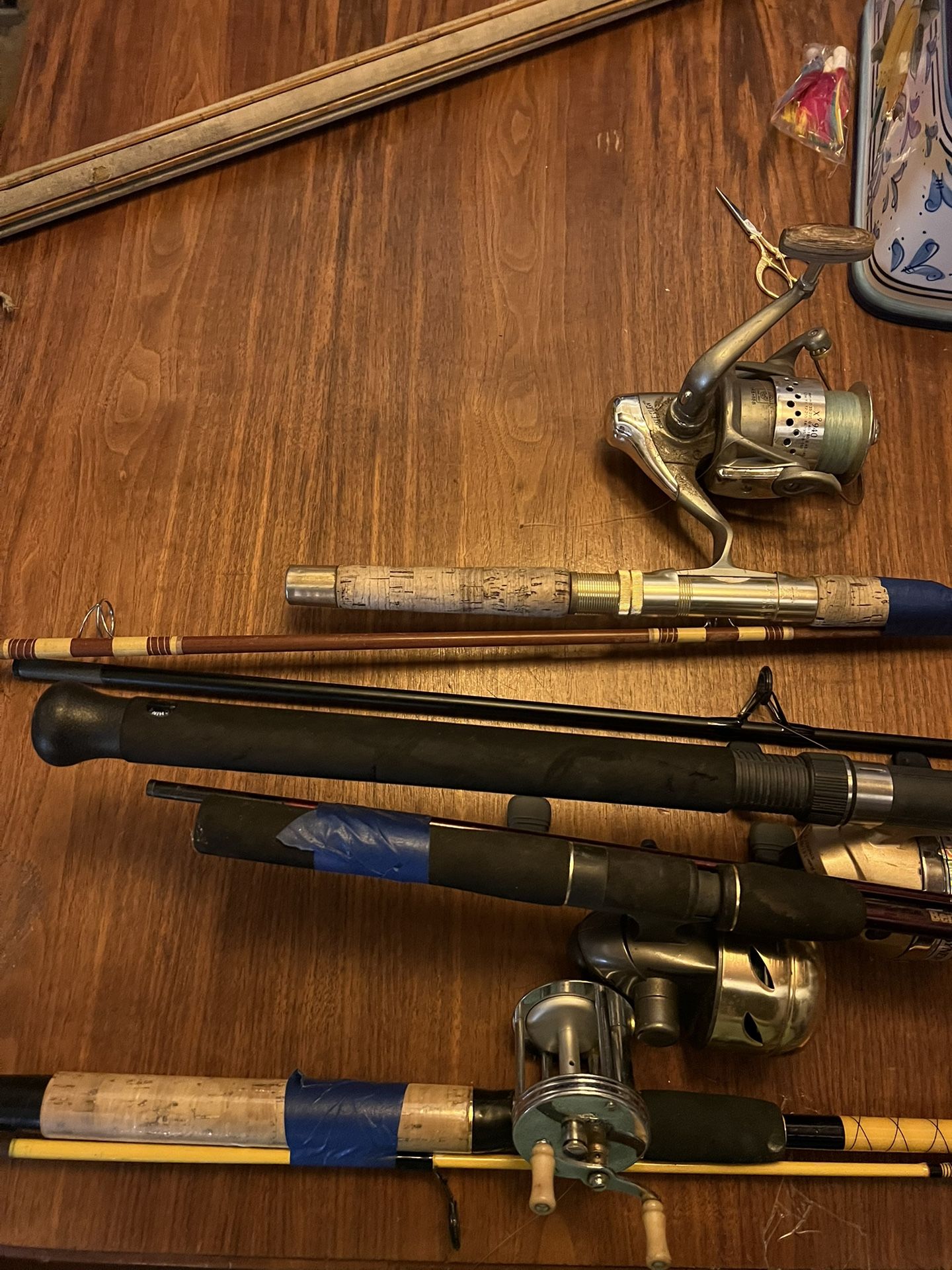 Lot Vintage & Newer Fly Fishing Rods & Reels