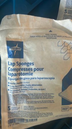 Medline lap sponges