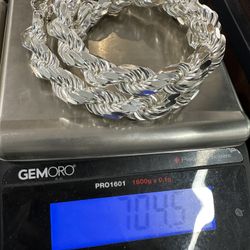 IslandLinc- 17mm 28” 925 Silver Rope