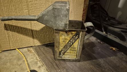Vintage Wilson Remover Lingerwett Tin Can