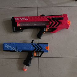 Nerf Rival (one is electric)