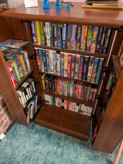 VHS movies,  alot.