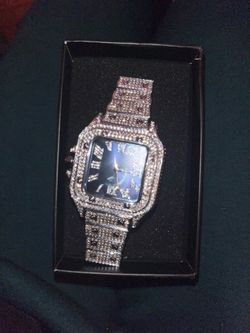Cartier Watch blue and silver