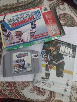 Nintendo 64 NHL 98 price is firm $45