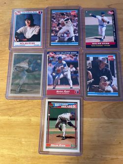 Nolan Ryan Baseball Card Lot of 7