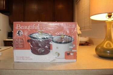 Beautiful by Drew Barrymore 2Qt Slow Cooker (Set of 2) -New