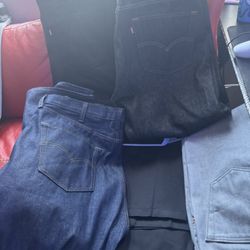 levis 501s and dickies
