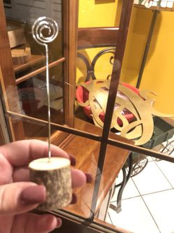 Table number holders or picture holders