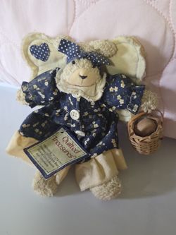 Quilted Treasures Dressed Terry Cloth Angel Bear