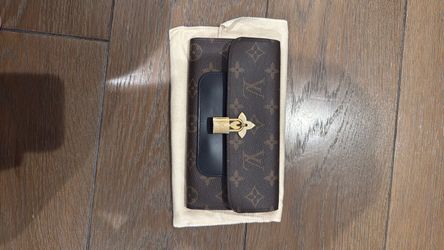 Louis Vuitton Monogram Long Wallet with Lock