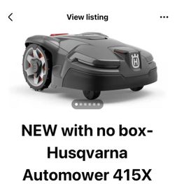 Husqvarna 45 Automower 415X Robotic Lawn Mower with GPS Assisted Navigation, Automatic Lawn Mower with Self Installation for Small to Medium Ya