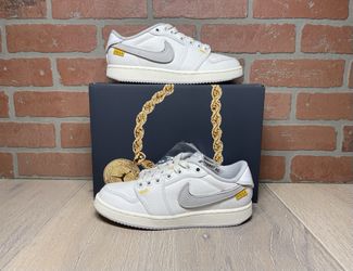 Jordan 1 Retro AJKO Low Union White Canvas