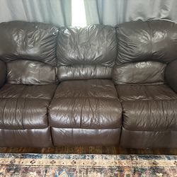 Leather Couch Set