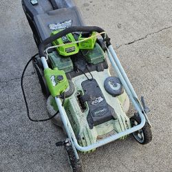Greenworks 40V Lawn Mower with Battery and Charger