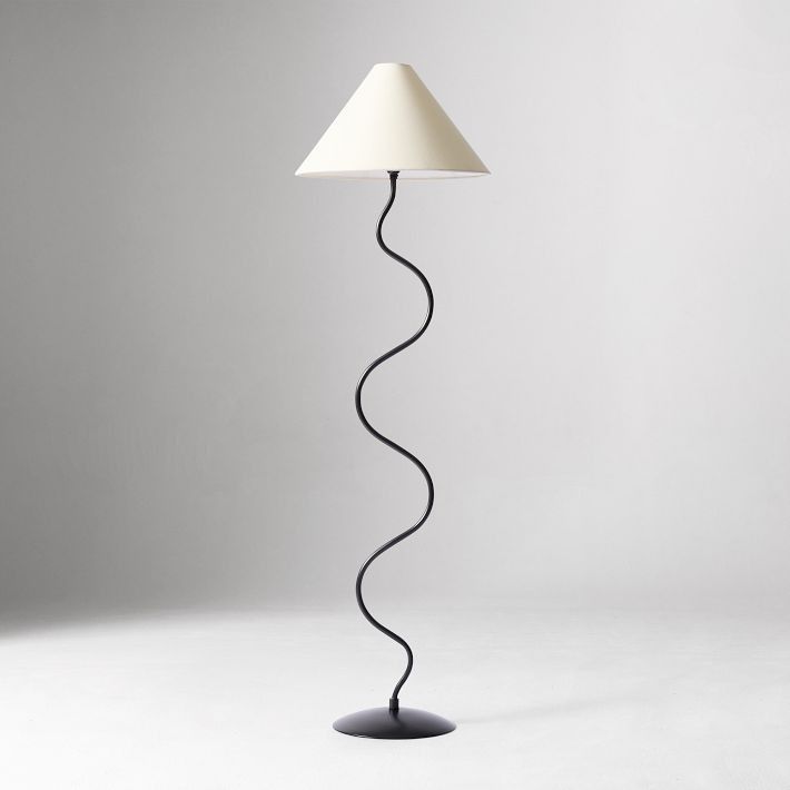 West Elm Zigzag Floor Lamp 64"