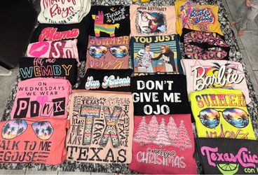Medium graphic tees, sweatshirts and tanks