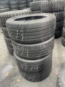 255/45/19 continental set of matching used tires in great condition 300$ for 4 tires plus tax.  Mount available but not included  Wheel alignment avai
