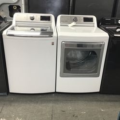 New Scratch And Dent LG Washer And Dryer Set. 1 year Warranty 