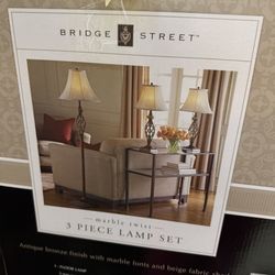 3 Piece Lamp Set,new!!
