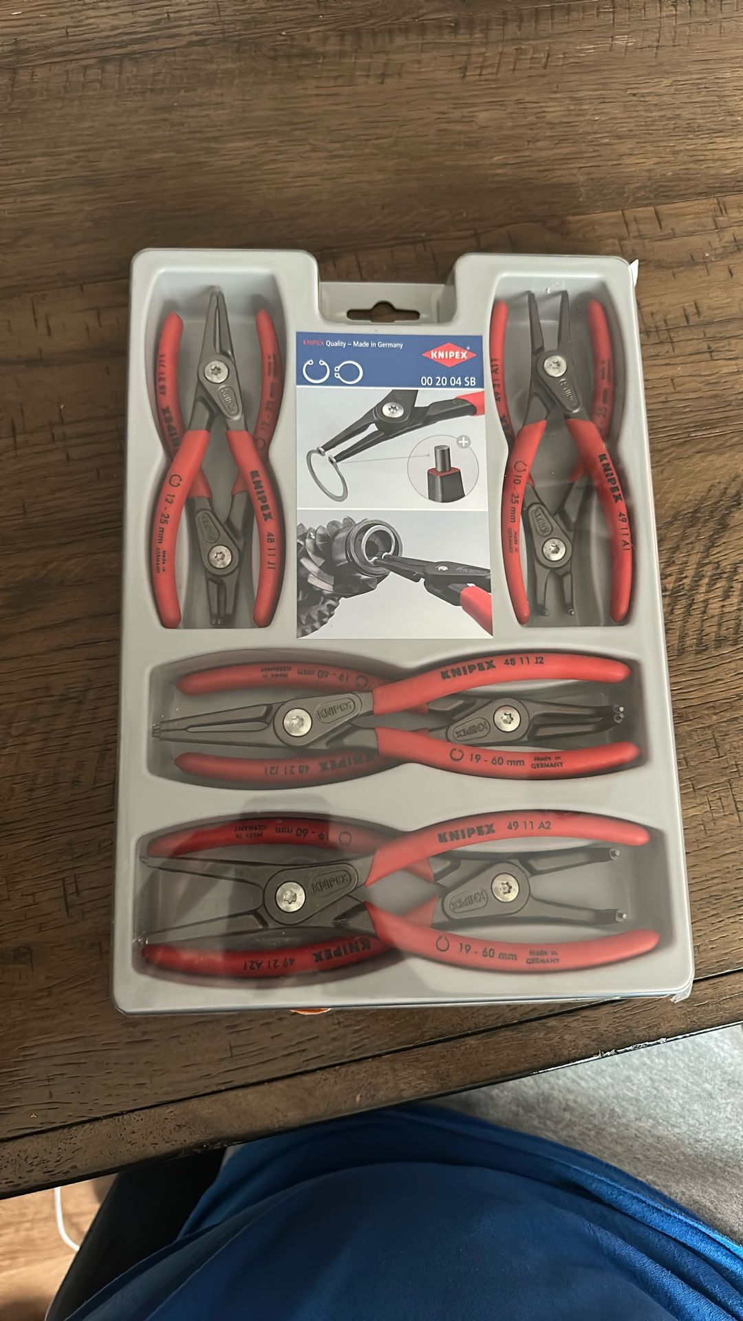 Knipex Snap Ring Plier 8pc Set