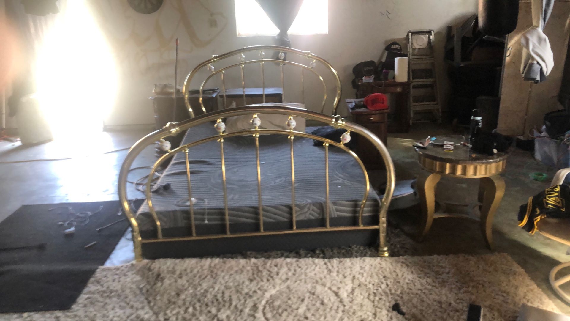 Vintage Victorian Sled Bed