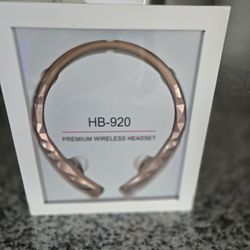 Rose Gold Premium Wireless Headset 