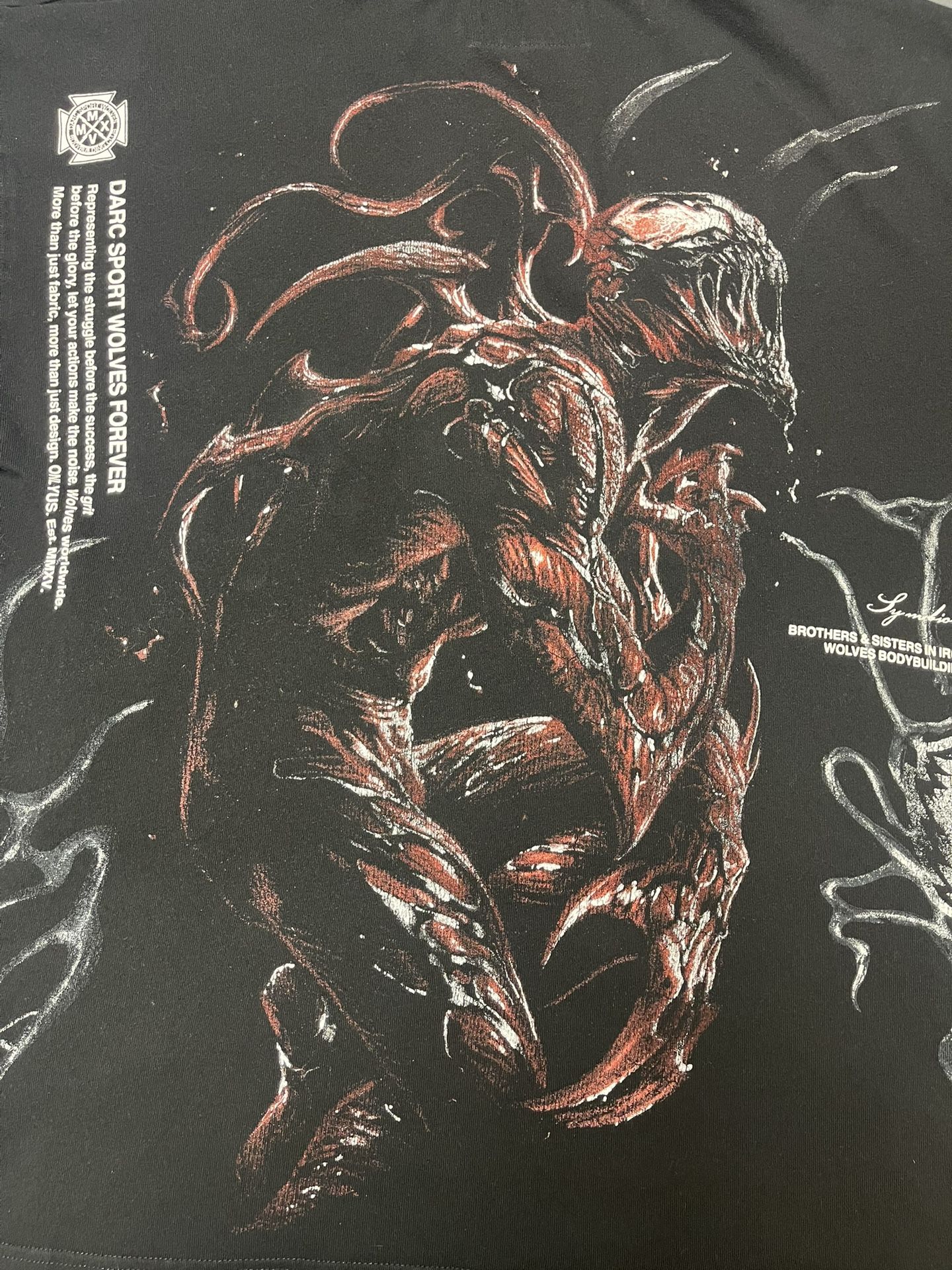 Men’s Darc Sport Carnage Series Oversized Black Shirt - Size Medium