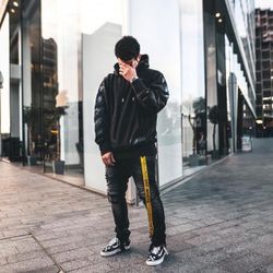 Offwhite Yellow Industrial Belt 