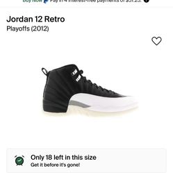 Jordan 12 Retro (2012 Play Offs) (10M) US 