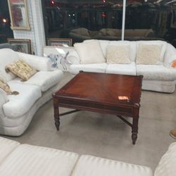 Love seat, Couch, And  table
