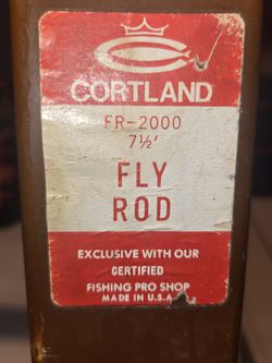 Cortland Fly Rod FR-2000 71/2' Made In USA