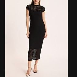 Express Mesh Midi Dress