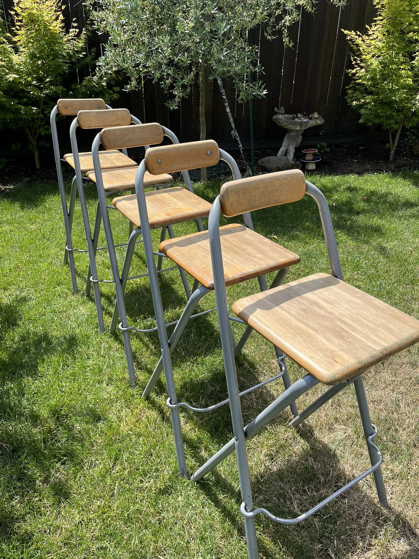 5 Ikea Dennis Folding Stools