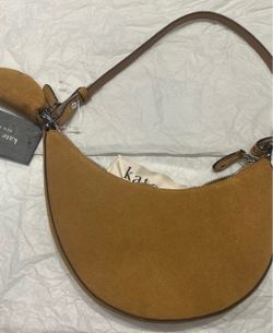 Kate Spade New York Suede Crescent Shoulder Bag
