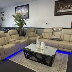 Power Sofa & Loveseat + FREE Recliner Chair
