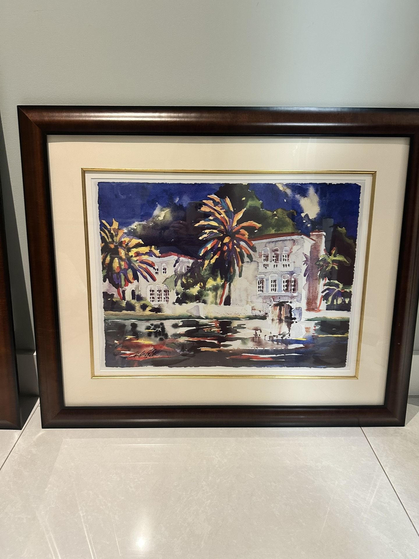 JIM GERARD HOLEHOUSE Framed Artwork 