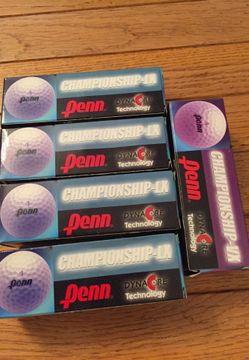 New golf balls